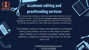 academic editing and proofreading services