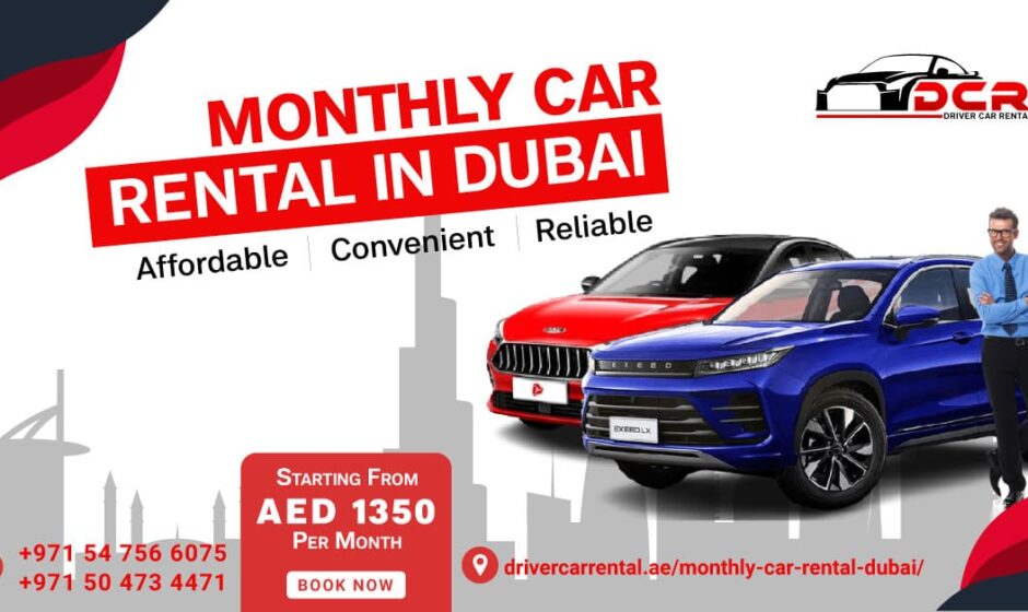 Affordable monthly car rental in Dubai with Driver Car Rental