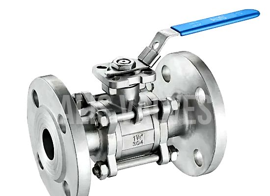 3 piece Flanged Ball Valve