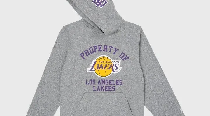 "Eric Emanuel x NBA Lakers Hoodie: Show Your Purple and Gold Pride in Style"