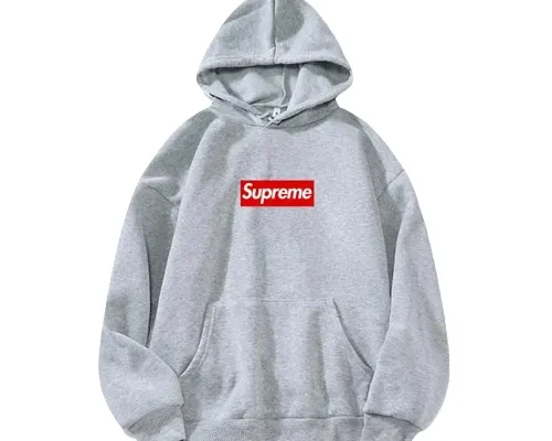 Grey-Supreme-Hoodie