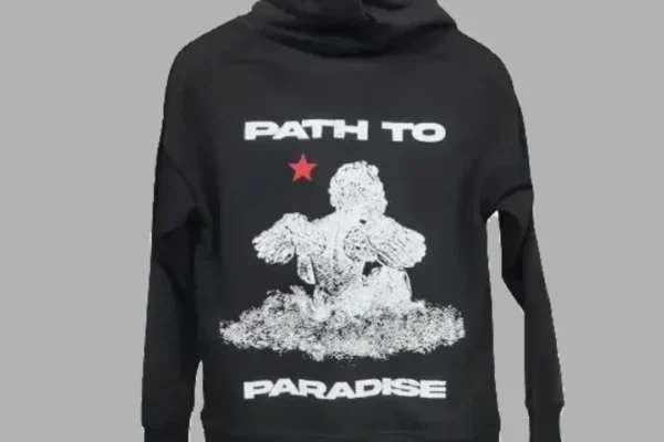 Black Hellstar Path to Paradise Hoodie