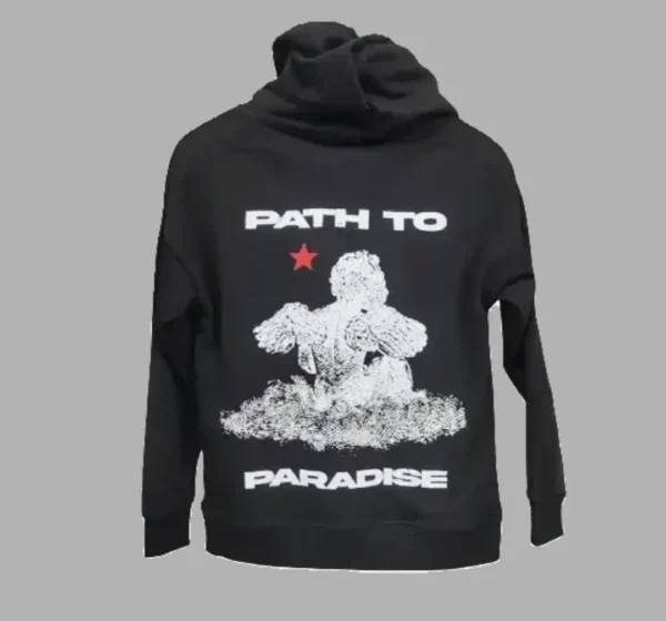 Black Hellstar Path to Paradise Hoodie