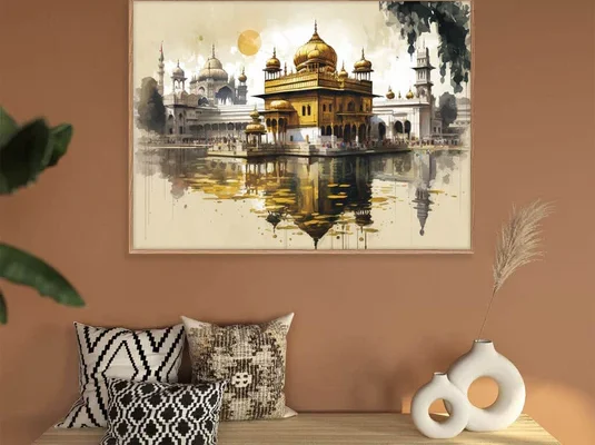 Religious art wall