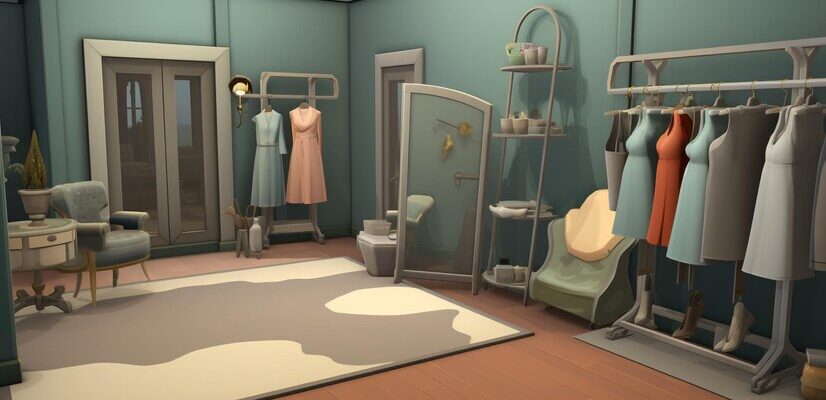 3D Animation for Creating Virtual Fitting Rooms