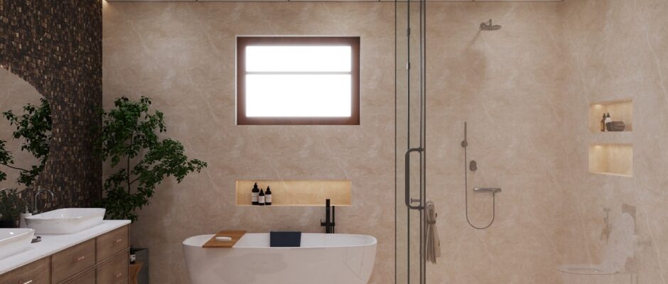 Bathroom interior design team by interiosplash