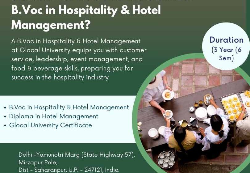 B.Voc in Hospitality & Hotel Management