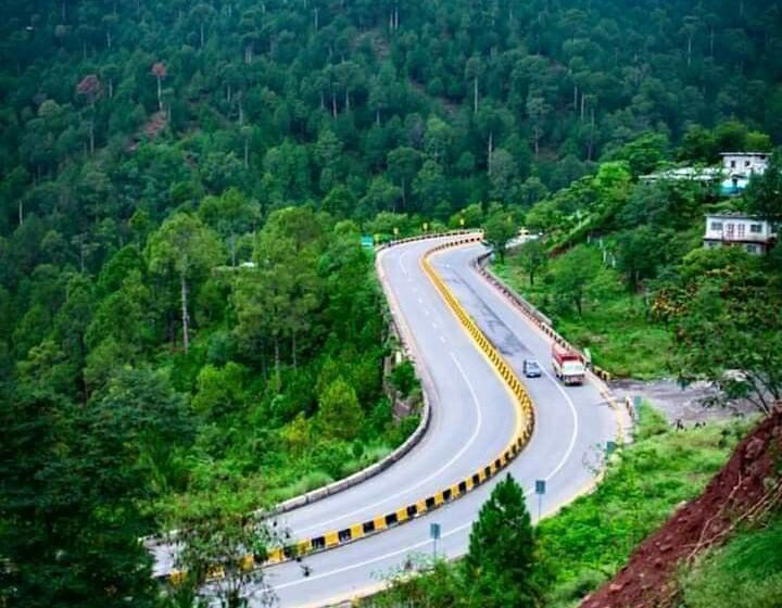 murree tour places map