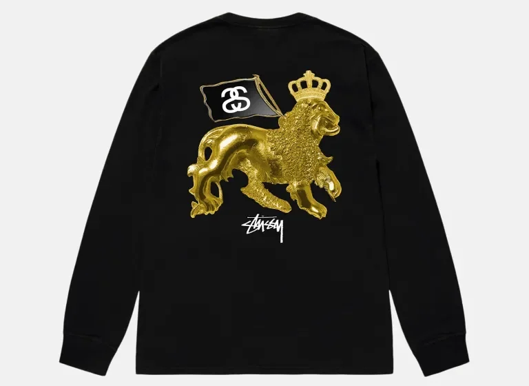 Stussy GOLD LION LS TEE