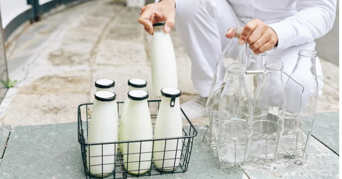 How does cow milk delivery work in Chennai?