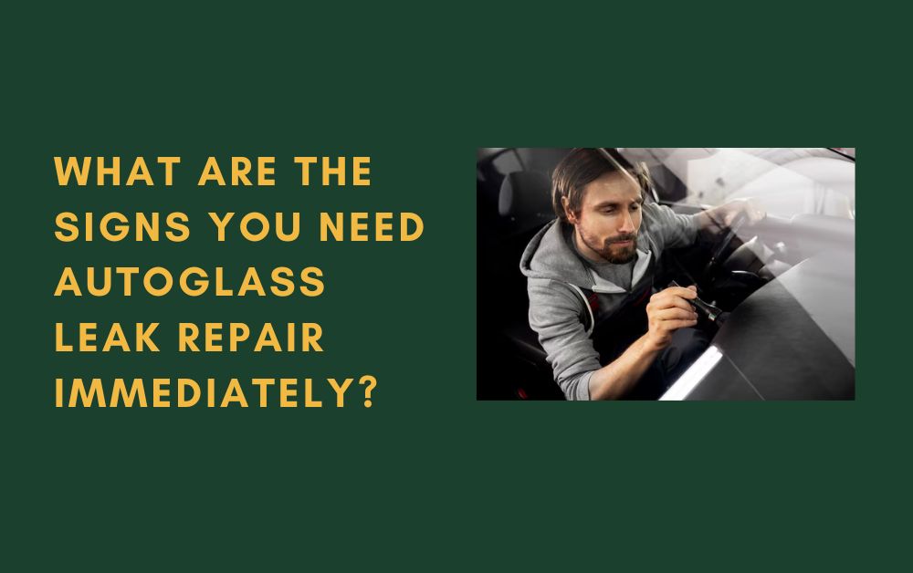 What Are the Signs You Need Autoglass Leak Repair Immediately?