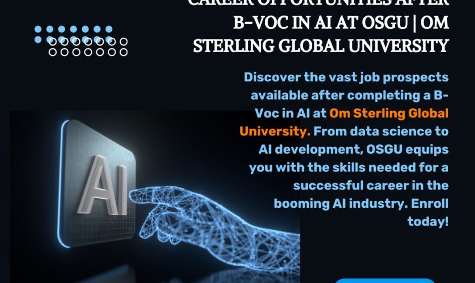 Bvoc courses in it & artificial intelligence