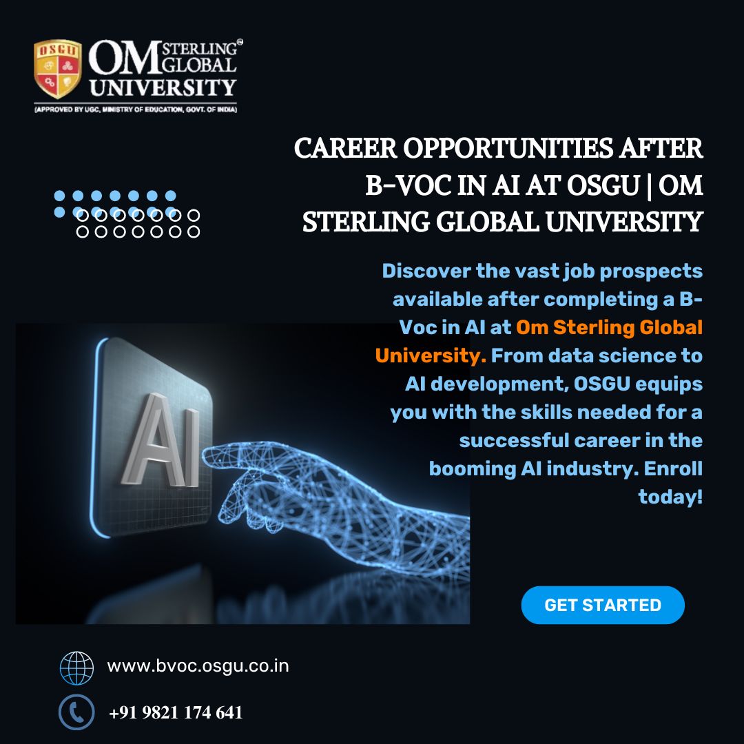Job Prospects After Completing a B-Voc in AI | Unlock Your Future in Artificial Intelligence