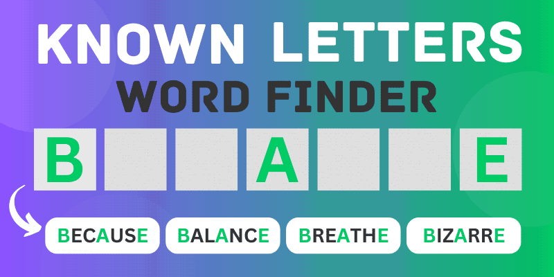 5-letter words finder