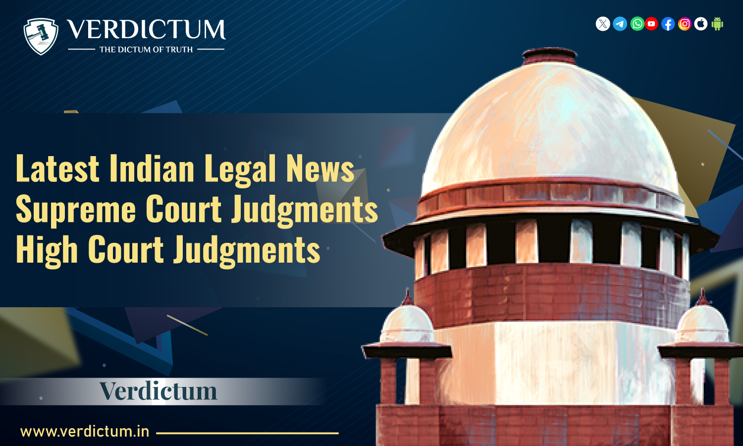 Your Gateway to the Latest Legal Judgements and News: Verdictum