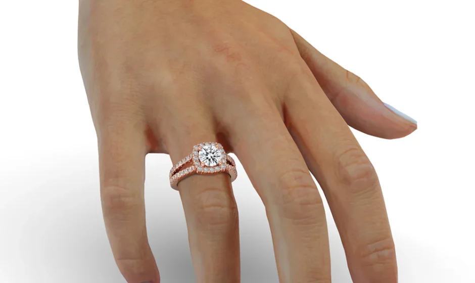 round diamond engagement ring