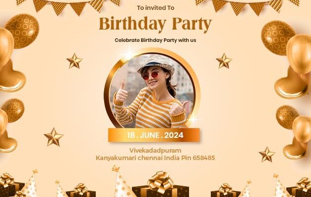 Birthday Invitation Cards