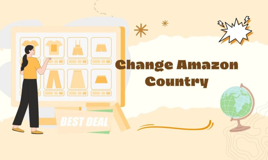 how to change country on amazon