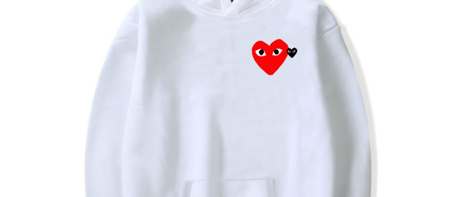 CDG 2 Hearts Hoodie