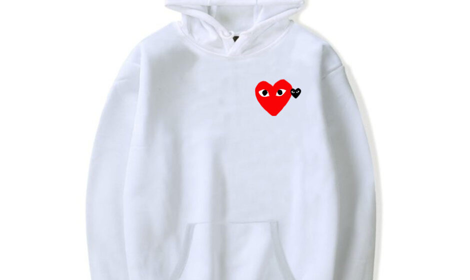 CDG 2 Hearts Hoodie