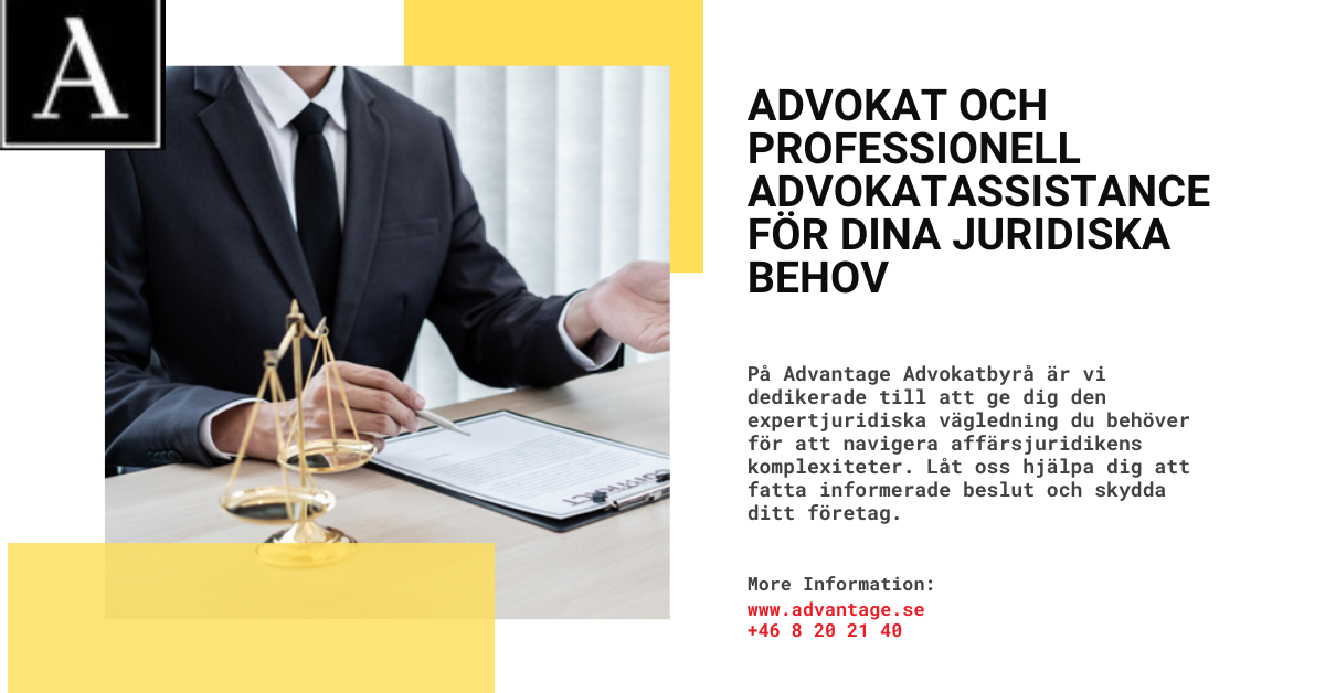 Advokat och Professionell Advokatassistance för Dina Juridiska Behov