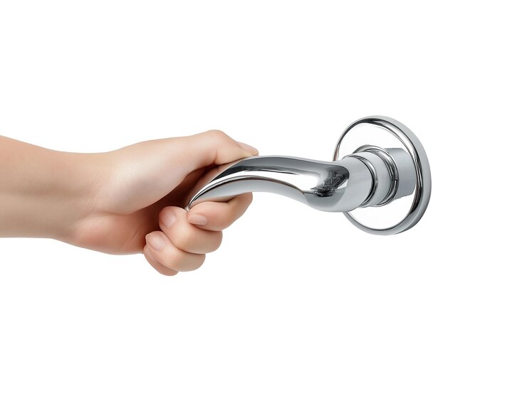 bathroom door handle without lock