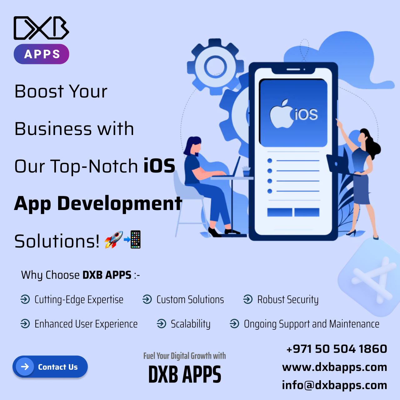 Experience the tailored mobile app development Dubai solutions by DXB APPS – elevate your brand today