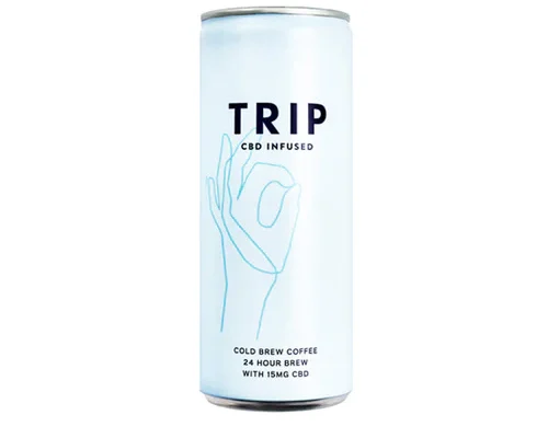 TRIP Cold Brew Coffee 15mg CBD-Infused Drink - 250ml - 12 Pack