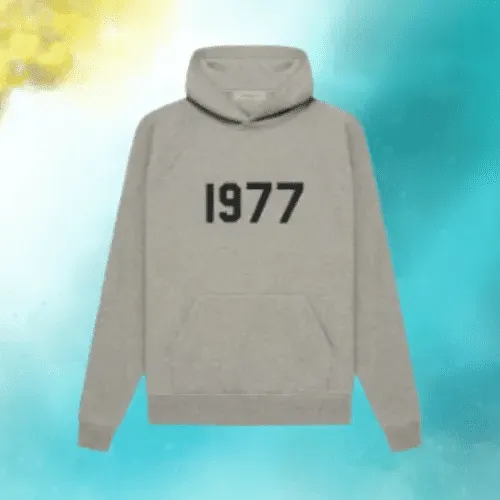 dark oatmeal essentials hoodie