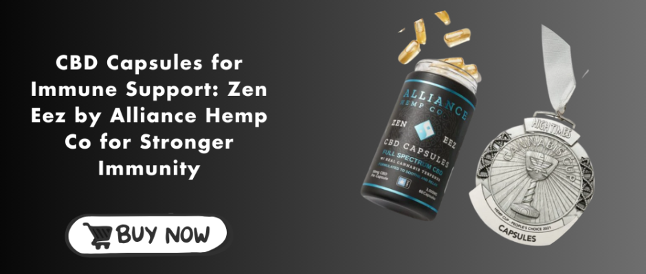 CBD capsules for immune support