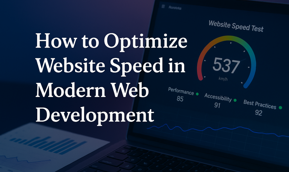 How to Optimize Website Speed in Modern Web Development