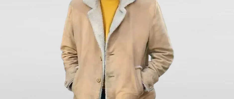 Timothee Chalamet A Complete Unknown Brown Shearling Jacket