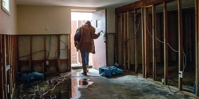 flood in basement