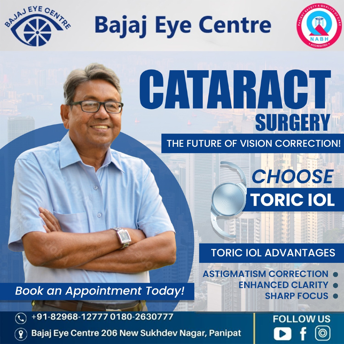 Best Cataract Hospital in Panipat – Bajaj Eye Centre