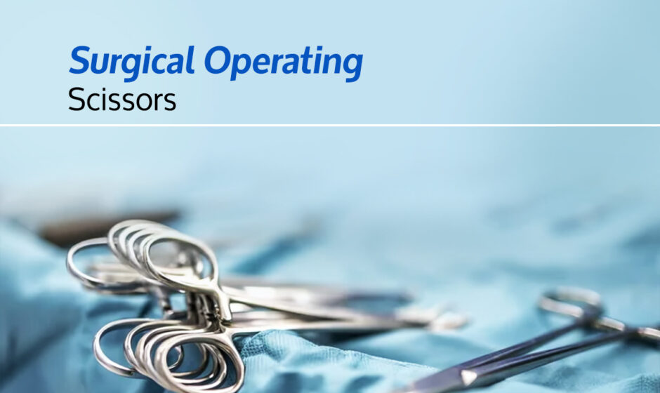 surgical operating scissors