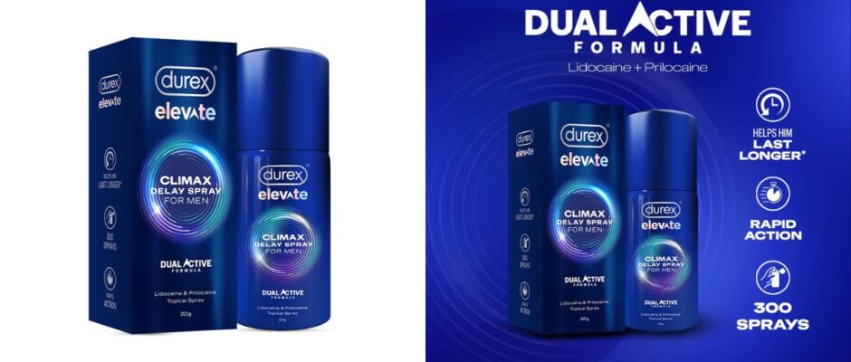 Durex Elevate Climax Delay Spray for Men