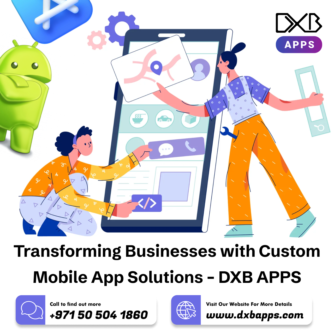 DXB APPS offers clients with the best app development Dubai services