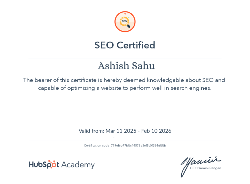 Ashish Sahu