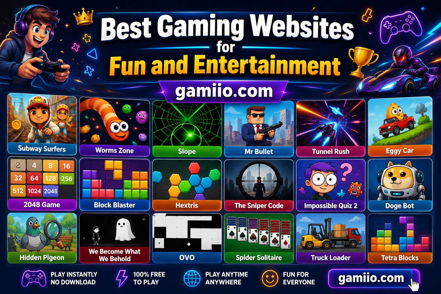 Best Gaming Websites for Fun and Entertainment